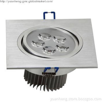 5W wire drawing of stainless steel ceiling lamp and LED down lamp